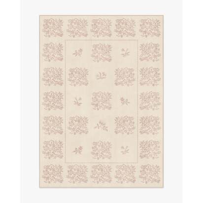 Iona Cream & Vintage Blush Rug - 150 x 215 cm - All-In-One Rug