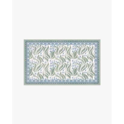 Lila Ivory & Soft Blue Rug - 185 x 275 cm - All-In-One Rug