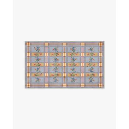 Quinnlyn Slate Blue Multicolour Rug - 90 x 150 cm - All-In-One Rug