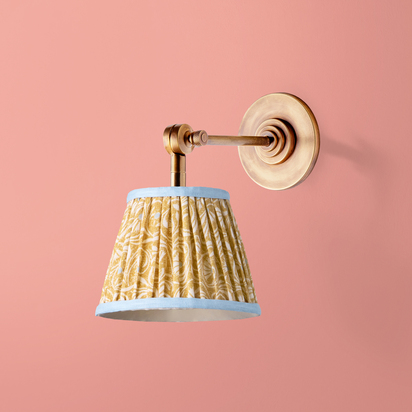 Elbow rechargeable wall fitting in antique brass