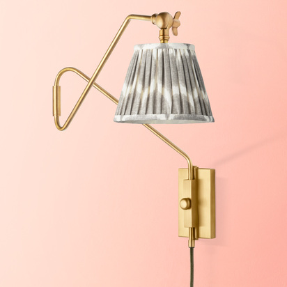 Cooper Wall Fitting in Antique Brass