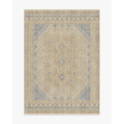 Toy Story Terrene Vintage Blue Flatwoven Rug - 150 x 215 cm - Rug + Pad System