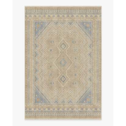 Toy Story Terrene Vintage Blue Flatwoven Rug - 185 x 275 cm - Rug + Pad System