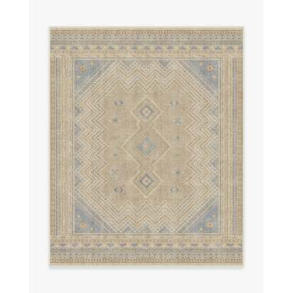 Toy Story Terrene Vintage Blue Flatwoven Rug - 245 x 305 cm - Rug + Pad System