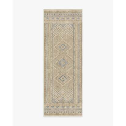 Toy Story Terrene Vintage Blue Flatwoven Rug - 245 x 305 cm - Rug + Pad System