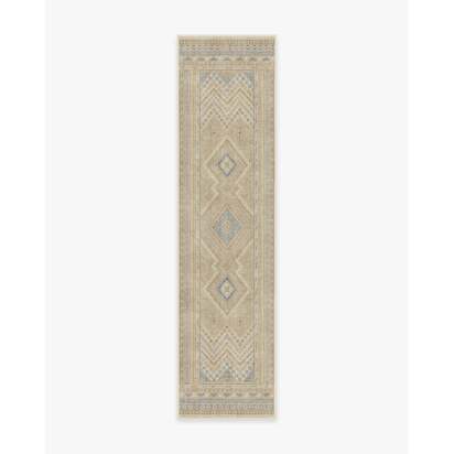 Toy Story Terrene Vintage Blue Flatwoven Rug - 75 x 305 cm - Rug + Cushioned Pad System