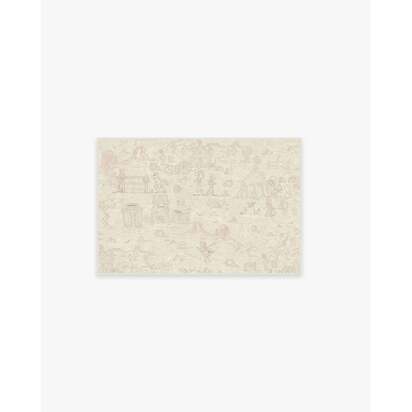 Woody's Roundup Soft Rose Pink Flatwoven Rug - 60 x 90 cm - Rug + Pad System