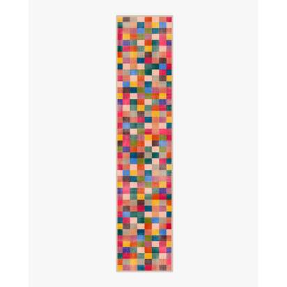 Grossy Confetti Check Rug by Dan Pelosi - 75 x 305 cm - All-In-One Rug