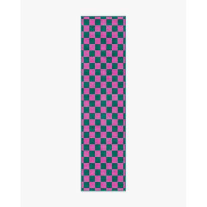 Nonna's Checkerboard Green & Lavender Rug by Dan Pelosi - 75 x 305 cm - All-In-One Rug