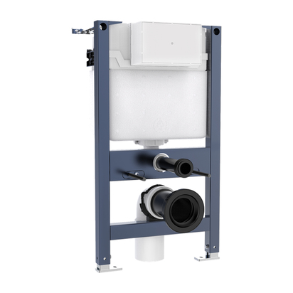 Crosswater Wall Hung 820mm Height Support Frame with Dual Flush Cistern