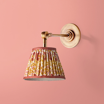 Elbow rechargeable wall fitting in antique brass