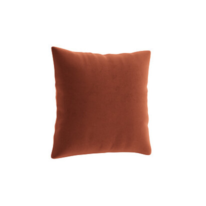 Loaf | Made-to-order Scatter | 65 X 65 cm cushion | Orange Velvet | Broken Pot
