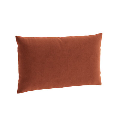 Loaf | Made-to-order Scatter | 40 X 66 cm cushion | Orange Velvet | Broken Pot