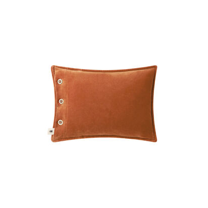 Loaf | Easy Buttons | 30 x 40 cm Velvet Cushion | Terracotta