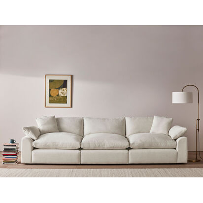 Loaf | Cuddlemuffin | Large Modular Sofa | Green Velvet | 4-5 Seater Sofa | Handmade | Comfy & Built to Last | Fits Through Small Doorways | Arrives in Separate Parts | Wine Bottle