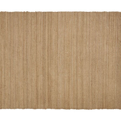 Loaf | Zigzaggy | 170 x 240 cm Jute Rug | Dark Natural