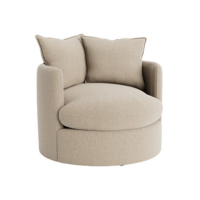 Loaf | Dunkins | Accent Chair | Beige Linen | Tea Dunk