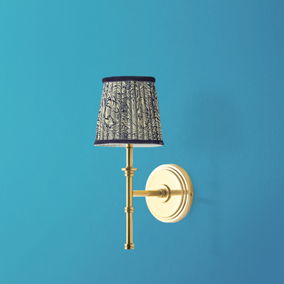 Single chukka rechargeable wall fitting in antique brass