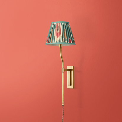 Mason wall fitting in antique brass