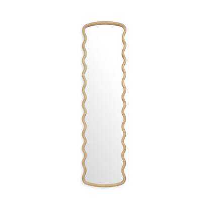 Cleo Wiggle Rectangle Full Length Wall Mirror