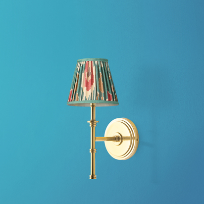 Single chukka rechargeable wall fitting in antique brass