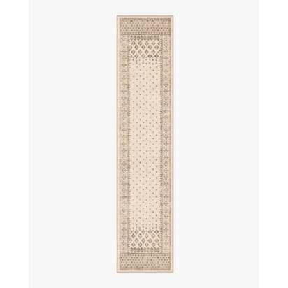 Fernanda Cream Flatwoven Rug - 75 x 365 cm - Rug + Pad System