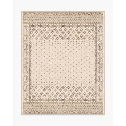 Fernanda Cream Flatwoven Rug - 245 x 305 cm - Rug + Cushioned Pad System