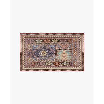Rumi Multicolour Flatwoven Rug - 90 x 150 cm - Rug + Pad System