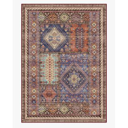 Rumi Multicolour Flatwoven Rug - 305 x 425 cm - Rug + Pad System