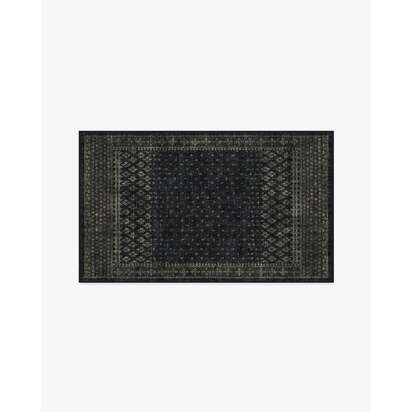 Fernanda Black Rug - 90 x 150 cm - All-In-One Rug