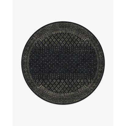 Fernanda Black Rug - 245 Round cm - All-In-One Rug
