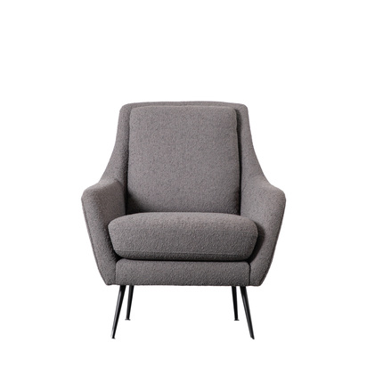 Yarnton Armchair Dark Grey Linen