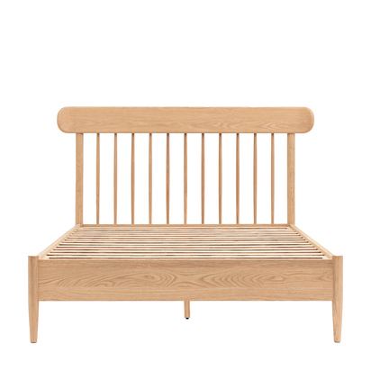 Burcroft 4'6 Spindle Bed Natural  - Double