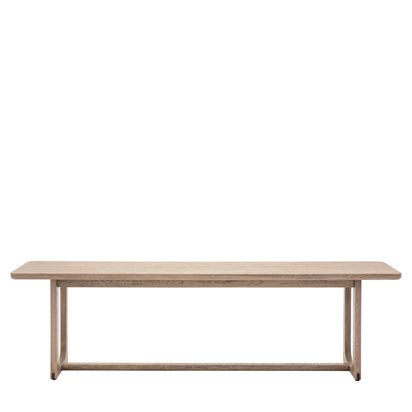 Alderwood Dining Bench Smoked 1650x380x450mm