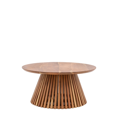 Beresford Slatted Coffee Table 800x800x400mm