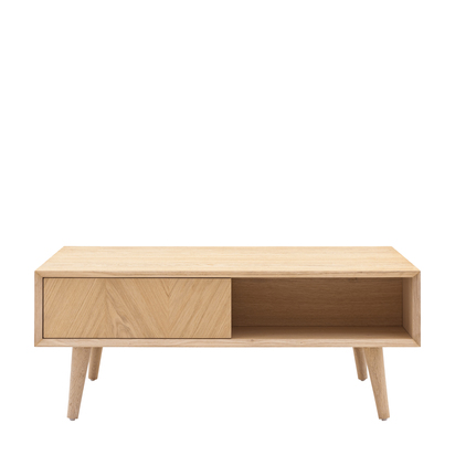 Fairshire 2 Drawer Coffee Table 1000x650x398mm