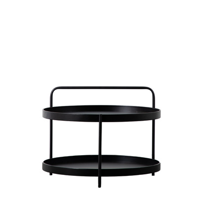 Highstead Coffee Table Black 650x650x500mm