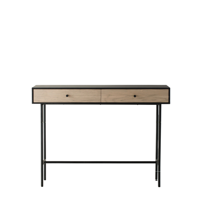 Woodbridge 2 Drawer Console Table 1100x350x800mm