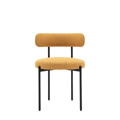 Marchmont Dining Chair Ochre (2pk) 525x510x750mm