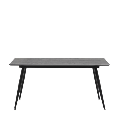 Harbury Dining Table Black 1600x900x750mm