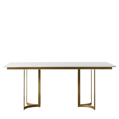 Brentcott Dining Table Gold 1800x900x760mm