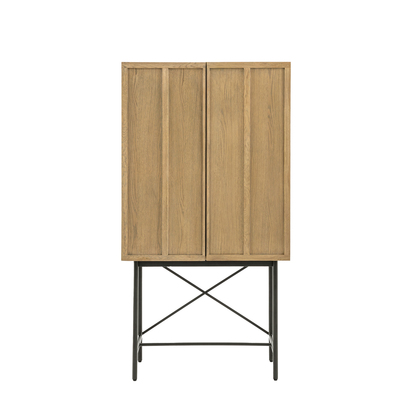 Haddale 2 Door Cocktail Cabinet 850x400x1600mm