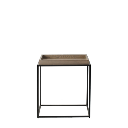Brookby Tray Side Table Grey