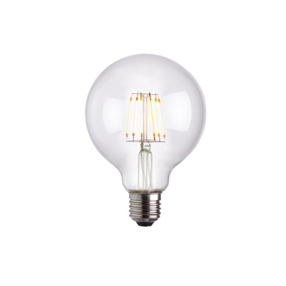 E27 LED Filament Globe 135x95mm Clear 6W