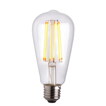 E27 LED Filament Pear Clear Glass D
