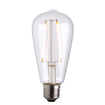 E27 LED Filament Pear Clear Glass ND