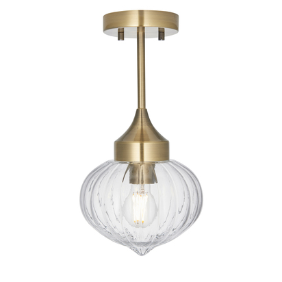 Addington 1 Ceiling Light Brass