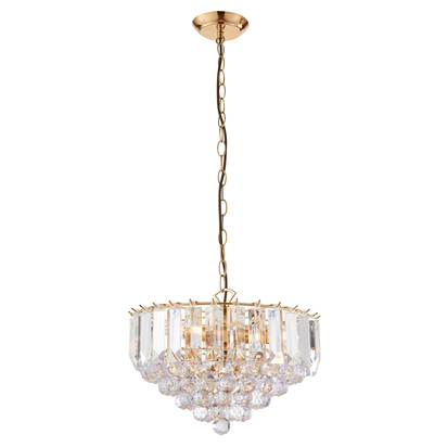 Montreux 3 Pendant Light Brass