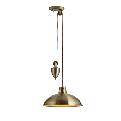 Shrewsbury Pendant Light Antique Brass