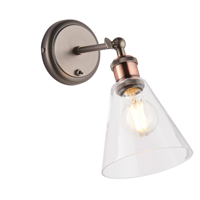 Nerja Wall Light with Clear Shade